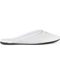 Miu Miu - Logo-Embroidered Slippers - Lyst