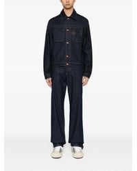 CASABLANCA - Embroidered Logo Denim Jacket - Lyst