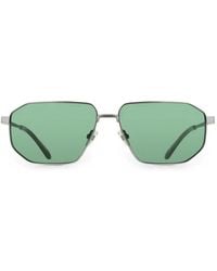 Ferragamo Eyewear - Lunettes De Soleil À Monture Géométrique - Lyst