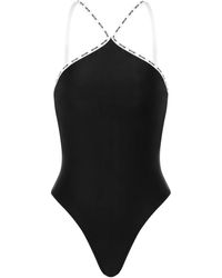 Moschino - Maillot De Bain À Bretelles Croisées - Lyst