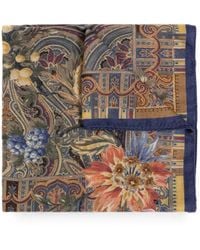 Etro - Schal Mit Fransen - Lyst