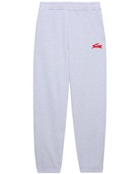 MSGM - Logo-Embroidery Track Pants - Lyst
