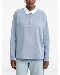 Munthe - Becent Long-Sleeved Polo Top - Lyst
