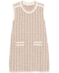 Liu Jo - Knitted Mini Dress - Lyst