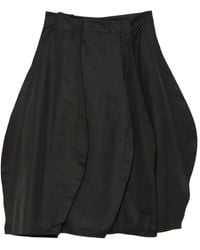Litkovskaya - Layered-Panel Balloon Midi Skirt - Lyst