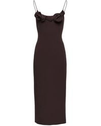 Magda Butrym - Floral-Applique Spaghetti-Strap Maxi Dress - Lyst