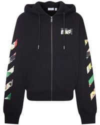 Off-White c/o Virgil Abloh - Hoodie Industrial Arrow À Fermeture Zippée - Lyst