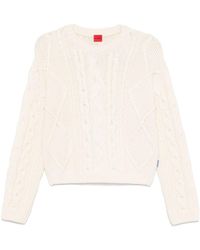 HUGO - Crew-Neck Sweater - Lyst