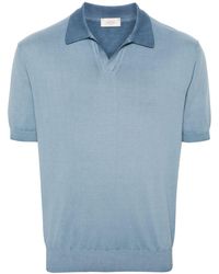 Altea - Fine-knit Cotton Polo Shirt - Lyst