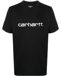 Carhartt - Logo-print Crew-neck T-shirt - Lyst