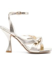 Stuart Weitzman - Playa Ankle-Strap 100Mm Knot Sandals - Lyst