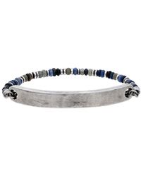 M. Cohen Armband aus Sterlingsilber - Blau