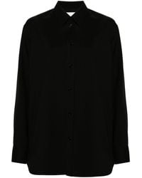 Jil Sander - Long-sleeve Wool Shirt - Lyst