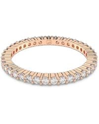 Swarovski - Matrix Vittore Crystal-Embellished Eternity Ring - Lyst