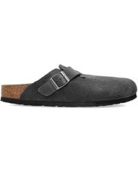 Birkenstock - Boston Sandalen aus Wildleder - Lyst