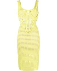 Genny - Iconic Cut-Out Midi Dress - Lyst