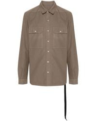 Rick Owens - Overhemd Met Logo - Lyst
