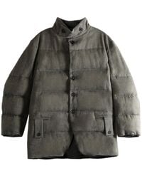 Yohji Yamamoto - Padded Design Padded Jacket - Lyst