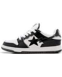 A Bathing Ape - Bape Sk8 Sta Lace-Up Sneakers - Lyst
