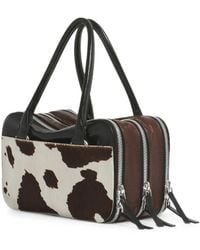 Marni - Boxyne Cow-Print Leather Tote Bag - Lyst