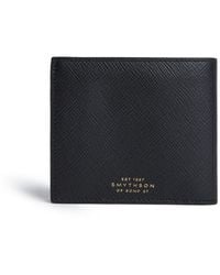 Smythson - Panama Bi-fold Leather Wallet - Lyst