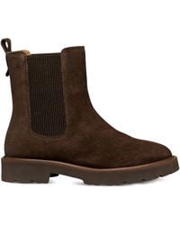 Geox - Elasticated-Panel Chelsea Boots - Lyst