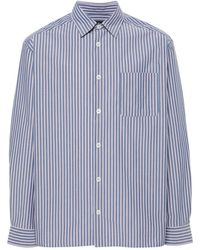 A.P.C. - Malo Striped Cotton Shirt - Lyst