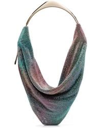 Benedetta Bruzziches - Draped Crystal-Embellished Tote Bag - Lyst