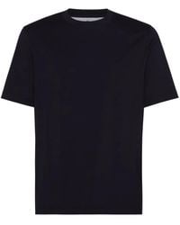 Brunello Cucinelli - Cotton Jersey Crew-Neck T-Shirt - Lyst