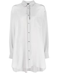 Aspesi - Pocket Silk Shirt - Lyst