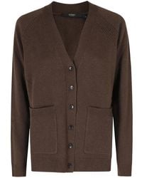 Seventy - V-Neck Patch-Pocket Cardigan - Lyst