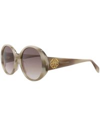 McQueen - Round-Frame Sunglasses - Lyst
