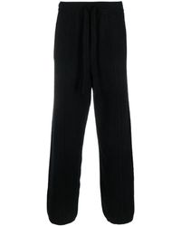 Laneus - Straight-leg Knitted Trousers - Lyst