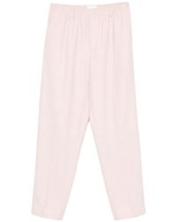Cellar Door - Elasticated-Waistband Wool Trousers - Lyst