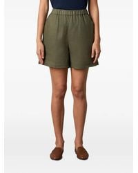 Brooks Brothers - Elasticated Linen Shorts - Lyst