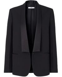 Fendi - Blazer En Laine À Col Châle - Lyst