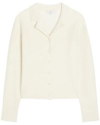 Vince - Cardigan Boutonné À Col Italien - Lyst