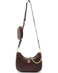 Liu Jo - Small Chain-Embellished Crescent Shoulder Bag - Lyst