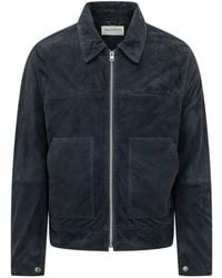 Amaranto - Zip-Fastening Leather Jacket - Lyst