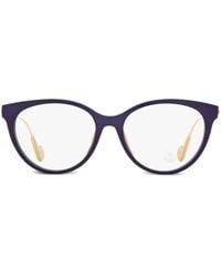 Moncler - Pantos Cat-Eye Frame Glasses - Lyst