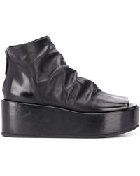 Marsèll Босоножки С Открытым Носком На Платформе - Черный