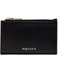 McQueen - Leather Cardholder - Lyst