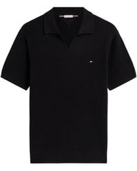 Tommy Hilfiger - Waffle-Knit V-Neck T-Shirt - Lyst