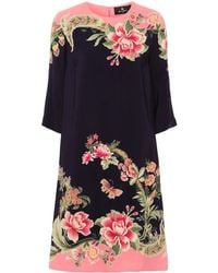 Etro - Vestido Camisero Floral - Lyst