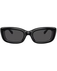 COACH - Logo-Plaque Rectangle-Frame Sunglasses - Lyst