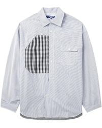 Junya Watanabe - Panelled Cotton Shirt - Lyst