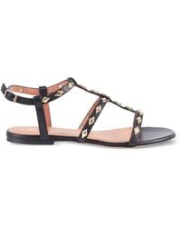 Via Roma 15 - Stud-Embellished Sandals - Lyst