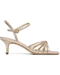 Cinq À Sept - Malia Metallic Heeled Sandals - Lyst