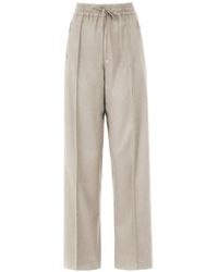 D.exterior - Drawstring-Fastening Panelled Trousers - Lyst
