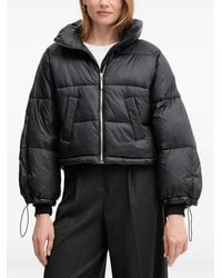 GAUDI - Funnel-Neck Puffer Jacket - Lyst